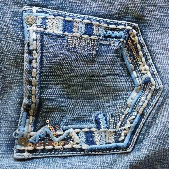 Rock N Roll Cowgirl low-rise long riding Stylish medium wash - Picture 8 of 15